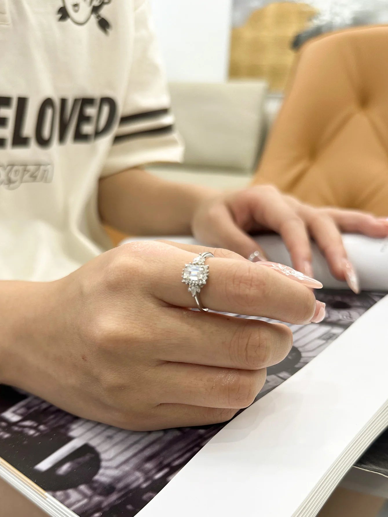 Moissanite Ring - 925 Sterling Silver Luxury Design