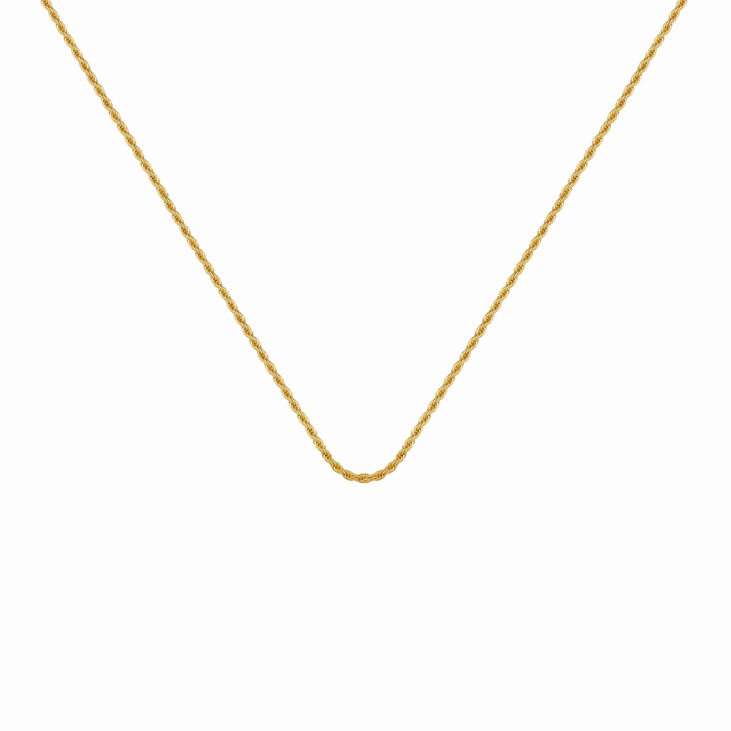 Classic Collarbone Chain Necklace - 18K Gold Plated Brass