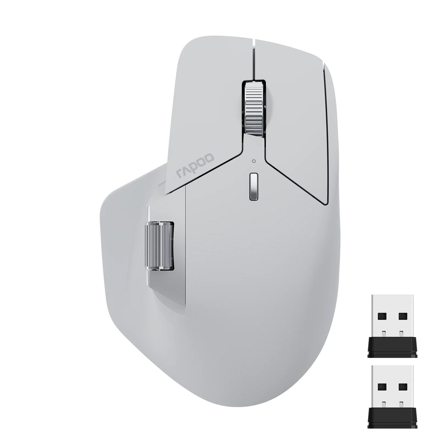 Rapoo MT760 Wireless Mouse - Multi-Device, 4000 DPI, Rechargeable, Bluetooth & 2.4GHz