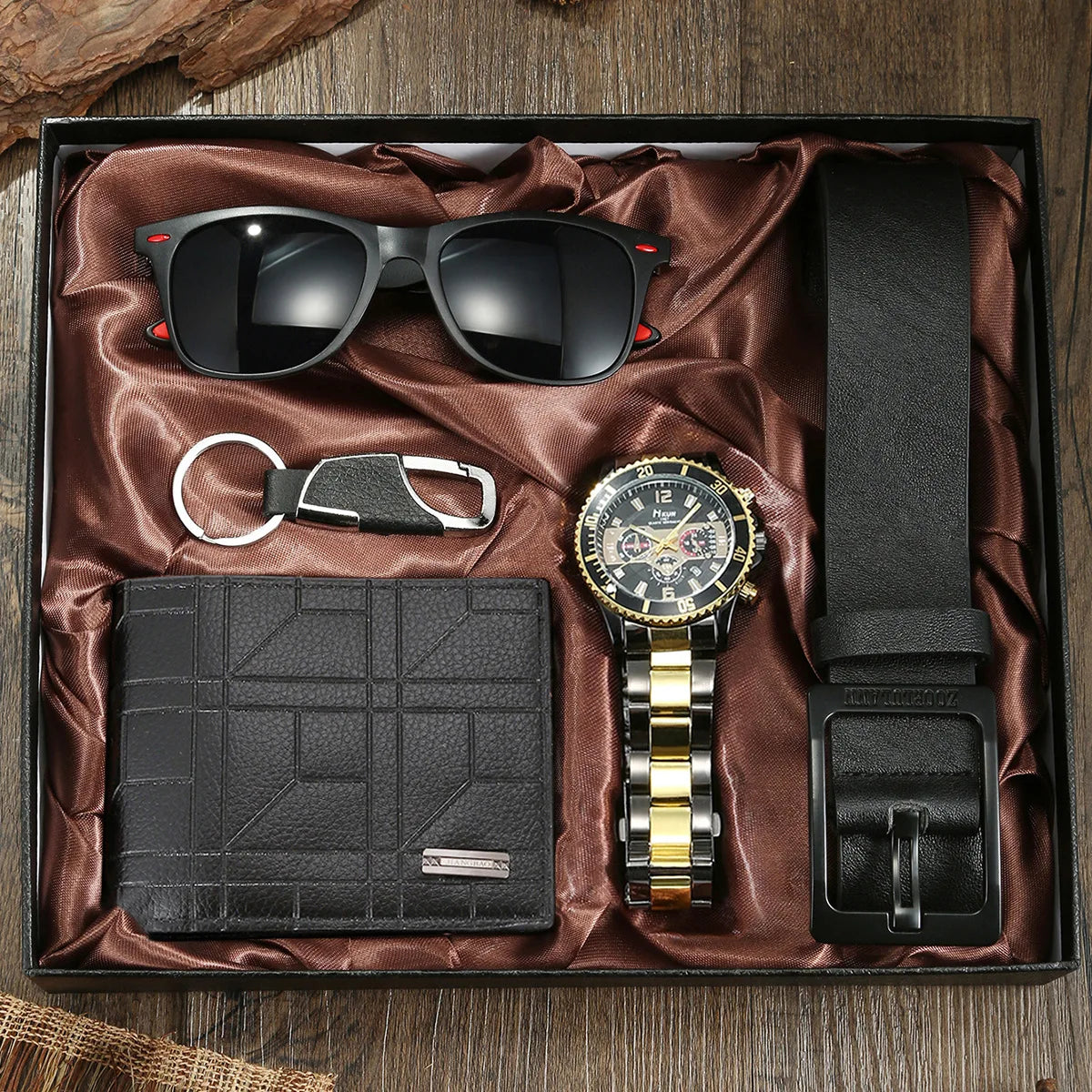 Men’s Watch Gift Set with Accessories and Gift Box