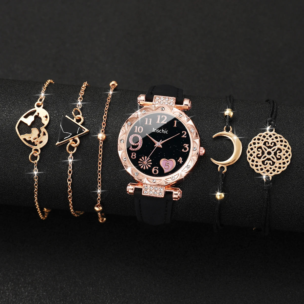 6-Piece Women’s Watch and Bracelet Set