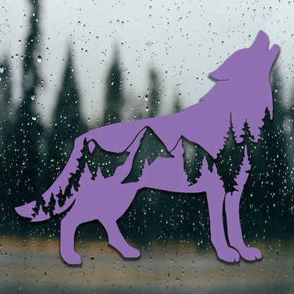 Wolf Car Sticker - 15x13cm PVC Vinyl Waterproof Die-Cut Decal