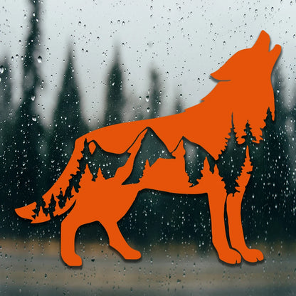 Wolf Car Sticker - 15x13cm PVC Vinyl Waterproof Die-Cut Decal