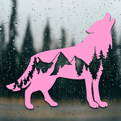 Wolf Car Sticker - 15x13cm PVC Vinyl Waterproof Die-Cut Decal