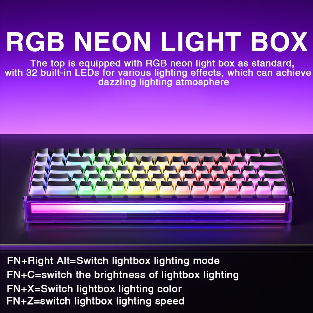 AULA HERO 68HE Magnetic Switch Keyboard - Rapid Trigger, 8K, Hot-Swap, RGB
