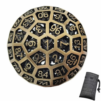 Metal D100 Dice Holder & Tray – Cthulhu DnD Design