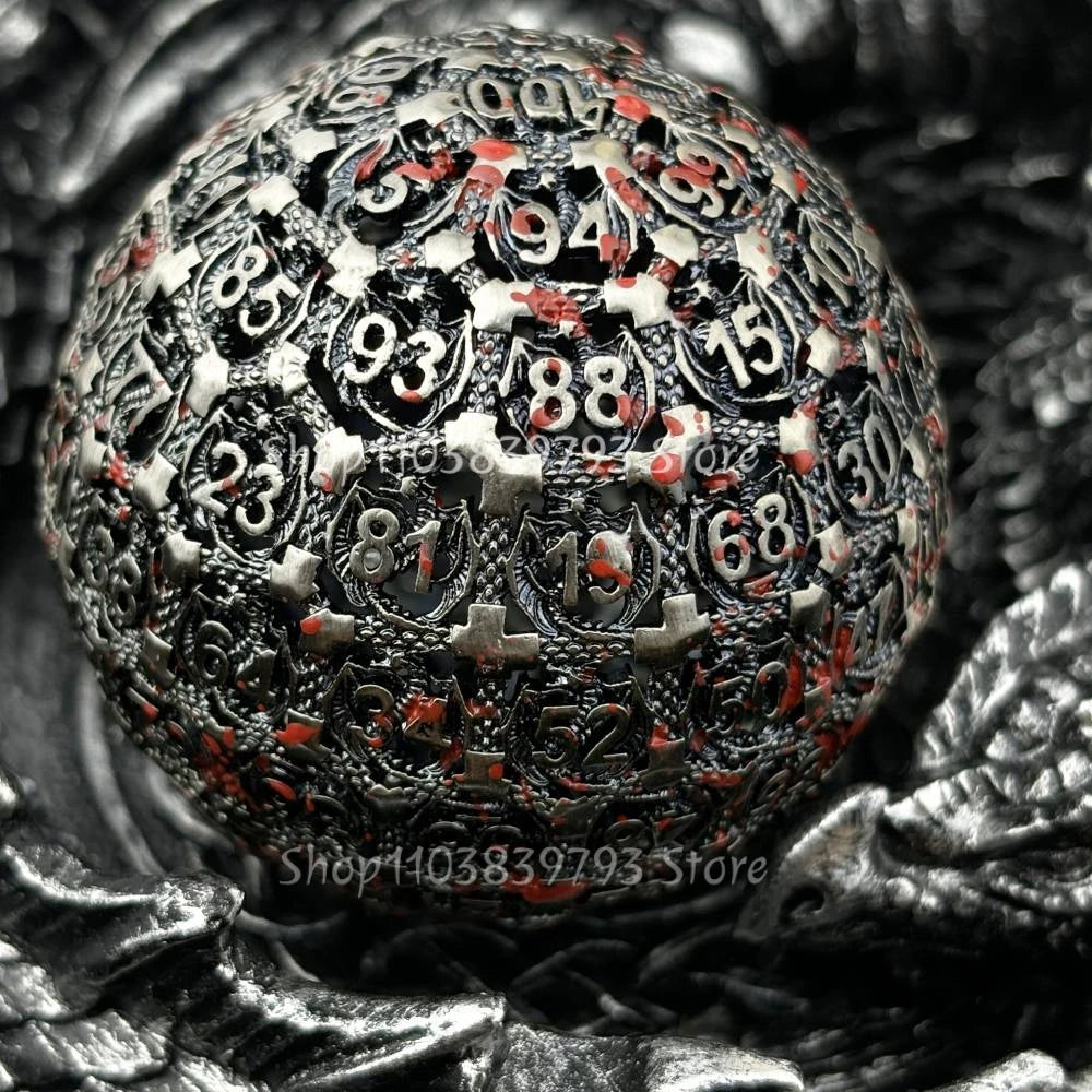 Metal D100 Dice Holder & Tray – Cthulhu DnD Design
