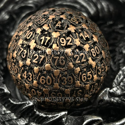 Metal D100 Dice Holder & Tray – Cthulhu DnD Design