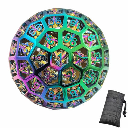 Metal D100 Dice Holder & Tray – Cthulhu DnD Design