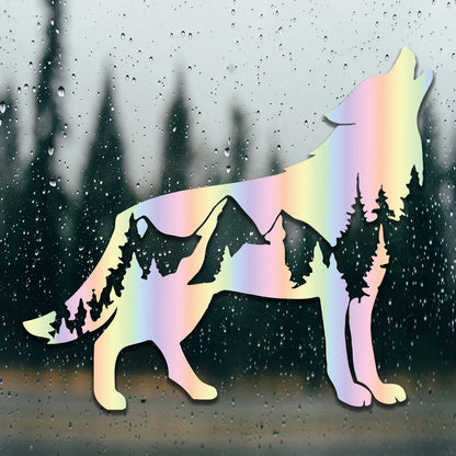 Wolf Car Sticker - 15x13cm PVC Vinyl Waterproof Die-Cut Decal