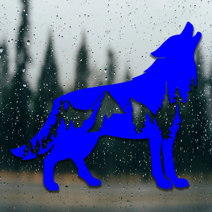 Wolf Car Sticker - 15x13cm PVC Vinyl Waterproof Die-Cut Decal