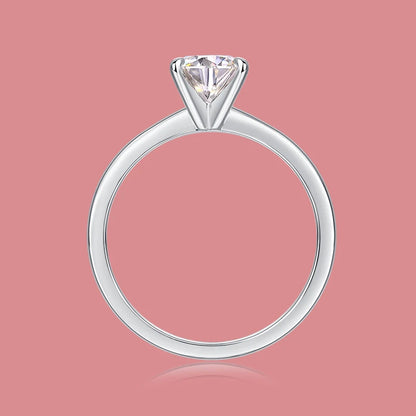 1CT Moissanite Ring - 925 Sterling Silver