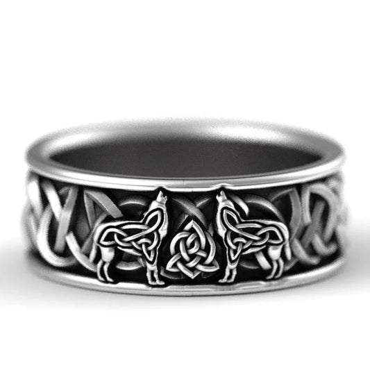 Viking Wolf Ring