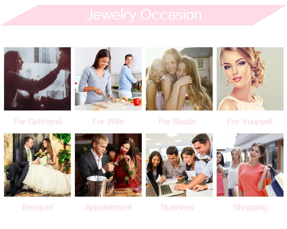 Crystal Heart Stud Earrings - Stainless Steel with Zircon