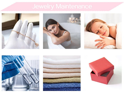 Crystal Heart Stud Earrings - Stainless Steel with Zircon