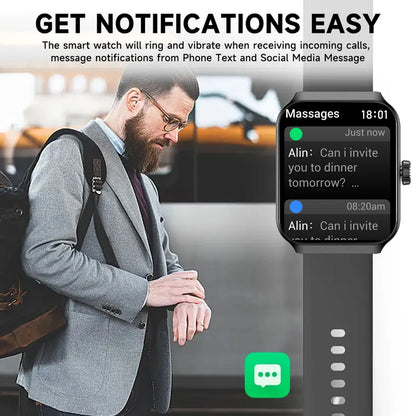 SENBONO NX25 1.83" Smartwatch with Bluetooth Calling