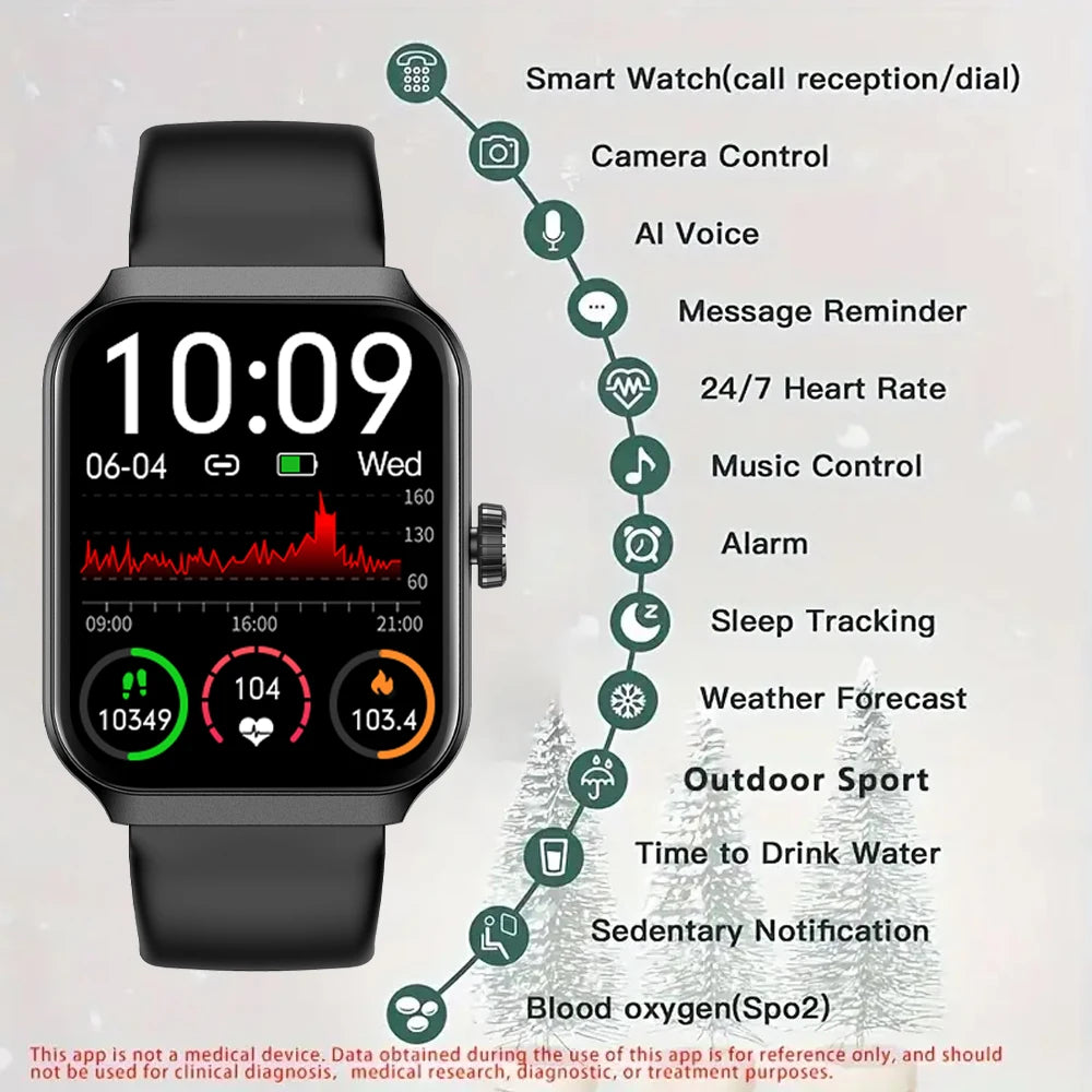 SENBONO NX25 1.83" Smartwatch with Bluetooth Calling