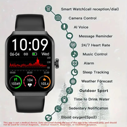 SENBONO NX25 1.83" Smartwatch with Bluetooth Calling