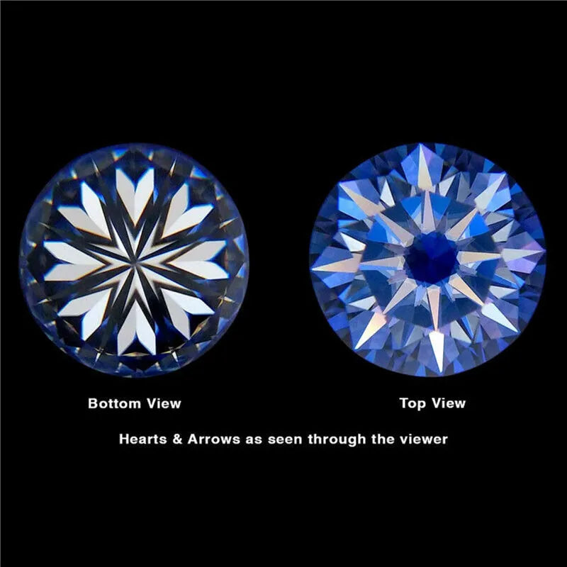 1CT Heart Cut Moissanite Ring – 925 Sterling Silver, Pt950 Plated