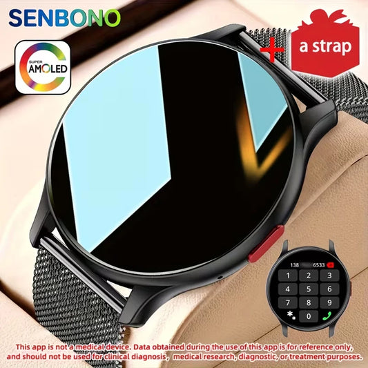 SENBONO MAX11 Smartwatch - 1.43" AMOLED, NFC, Voice