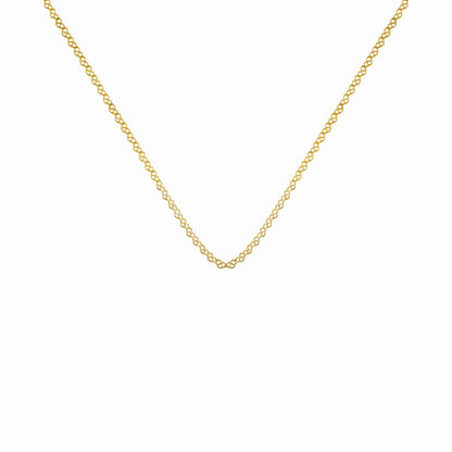 Classic Collarbone Chain Necklace - 18K Gold Plated Brass