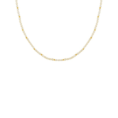Classic Collarbone Chain Necklace - 18K Gold Plated Brass