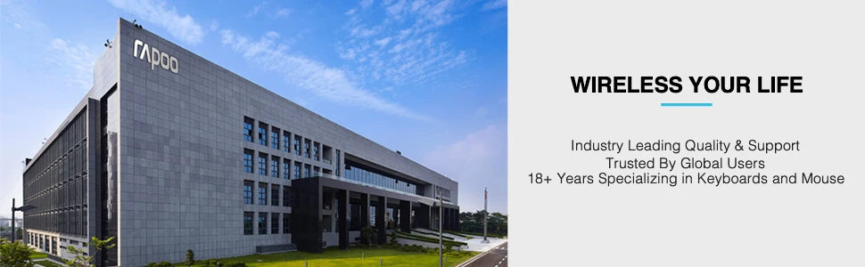 Rapoo MT760 Wireless Mouse - Multi-Device, 4000 DPI, Rechargeable, Bluetooth & 2.4GHz