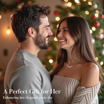 5CT Moissanite Heart Pendant Necklace - 925 Silver, 14K Gold Plated