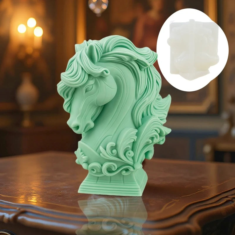 Wolf Howling Silicone Mold - Food Grade -40°C to +240°C