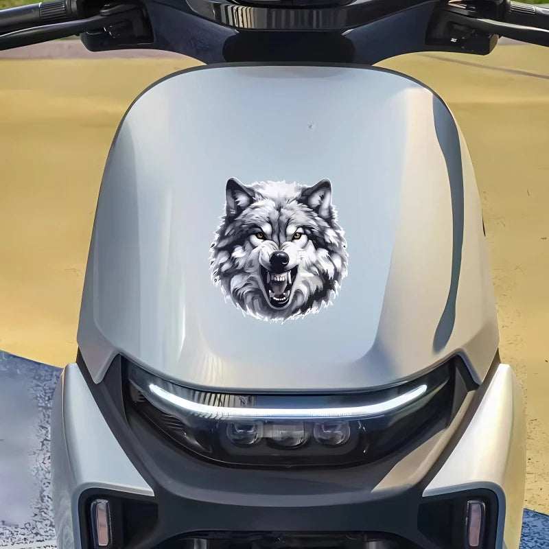 Wolf Head Car Sticker - Waterproof Vinyl Sunscreen Decal