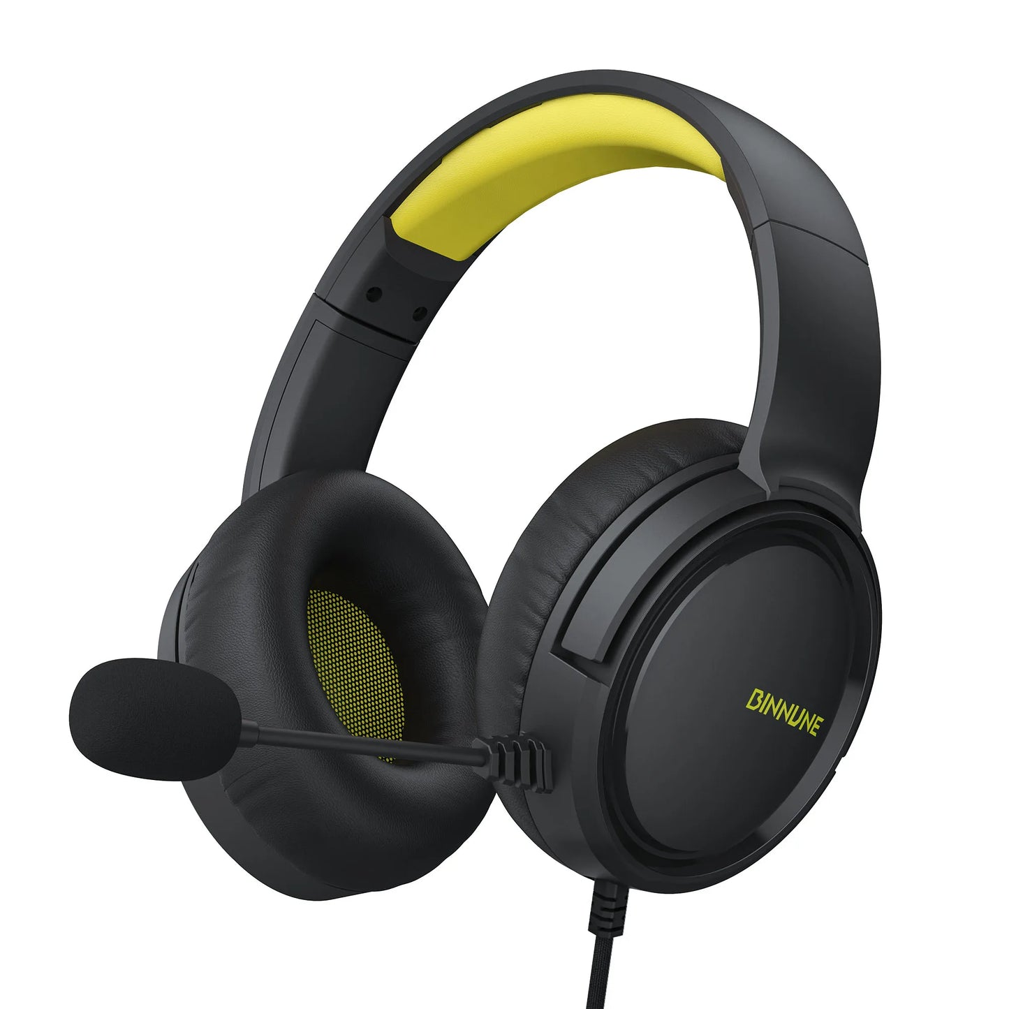 BINNUNE Gaming Headset - 50mm Drivers, Noise Cancelling Mic, Multi-Platform