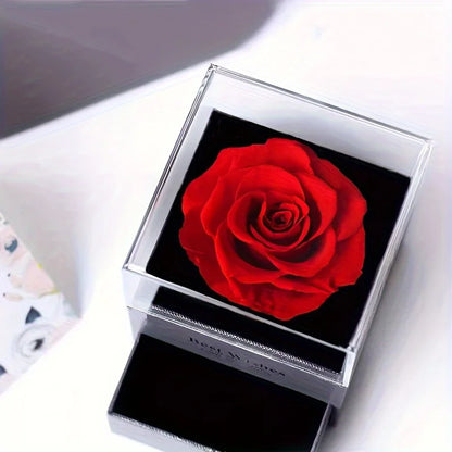 Infinity Heart Necklace - Rose Gift Box Set for Her