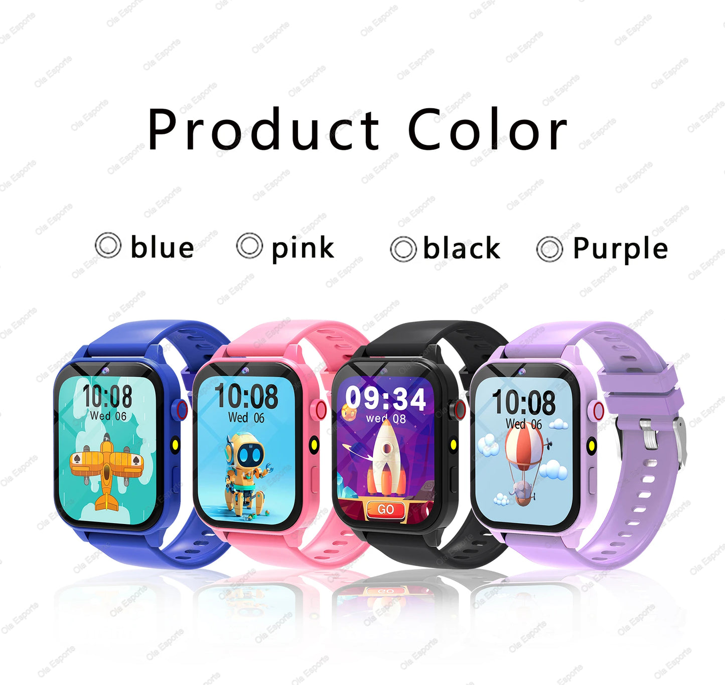 Kids Smart Watch - 1.83" Display 18 Games Sleep Monitor Camera
