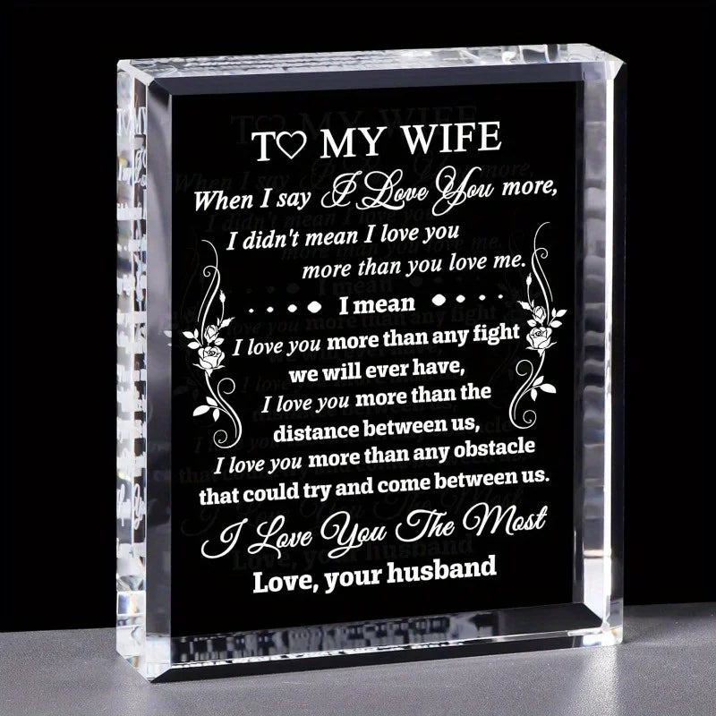 Gifts for Wife, Valentine's Day Gifts for Wife, Birthday Wedding Anniversary Christmas for My Wife Centerpieces