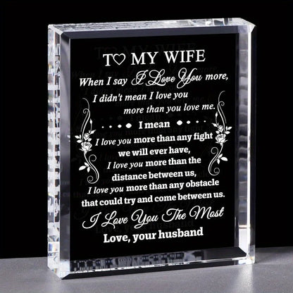 Gifts for Wife, Valentine's Day Gifts for Wife, Birthday Wedding Anniversary Christmas for My Wife Centerpieces