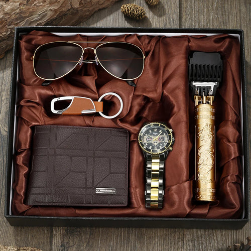 Men’s Watch Gift Set with Accessories and Gift Box