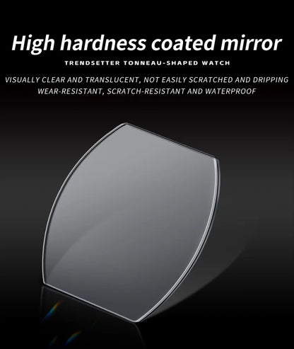 OLEVS 5528 Men's Watch - Luxury Gold, Tonneau Dial, Waterproof, Luminous, Business