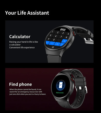 Smart Watch 6 Pro - 1.46" AMOLED NFC Heart Rate IP68 Bluetooth Call