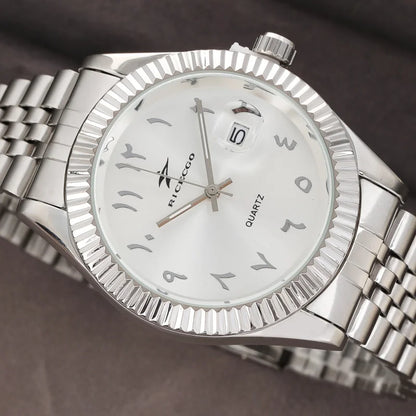 Men's Stainless Steel Watch - Luxury Quartz