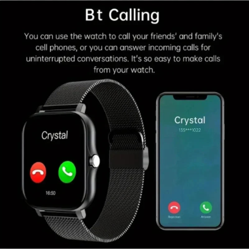 Smart Watch for Android - 1.44" Color Screen Bluetooth Call