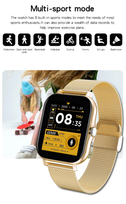 Smart Watch for Android - 1.44" Color Screen Bluetooth Call