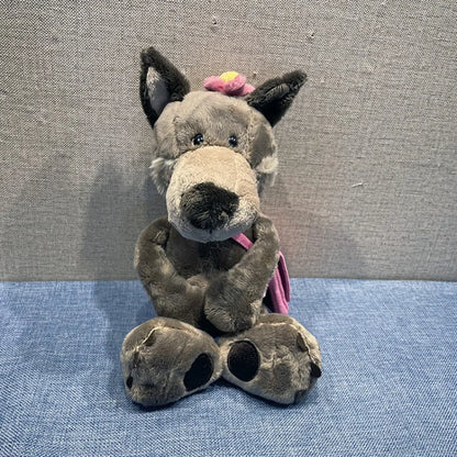 Wolf Plush Doll - Cute Woody Backpack Sleeping Toy