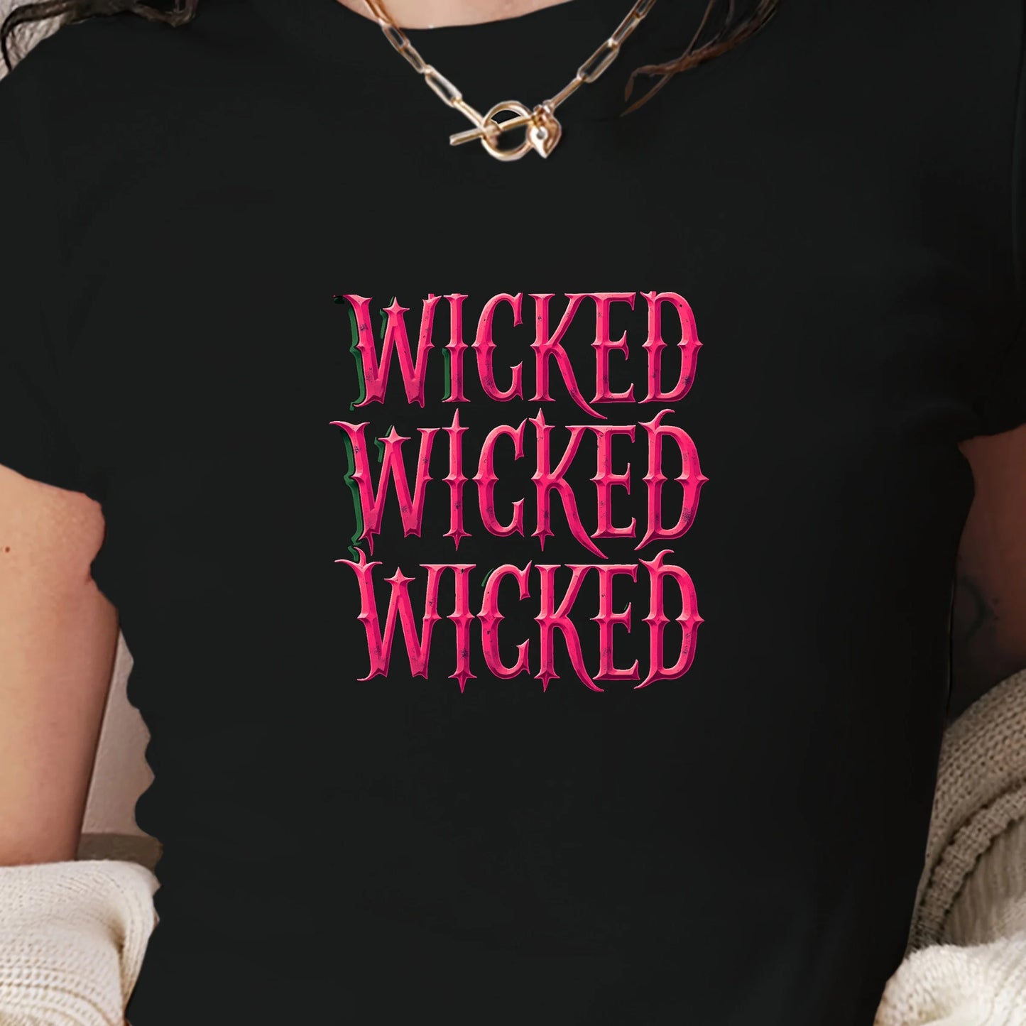 Gothic Wicked Women's Y2K T-Shirt - Slim Fit