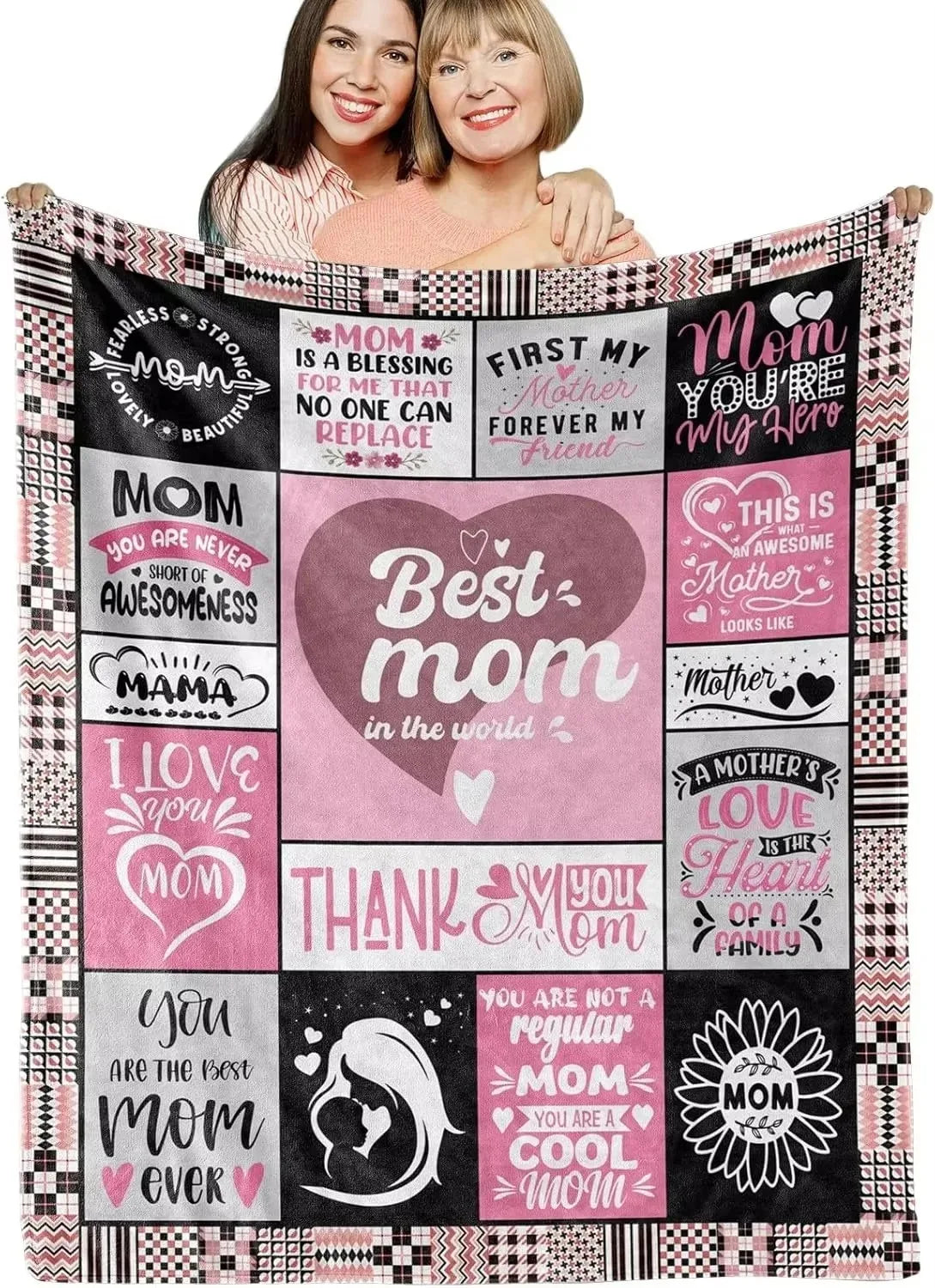 Printed Flannel Throw Blanket – 100% Polyester, Anti-Pill, Multi-Color