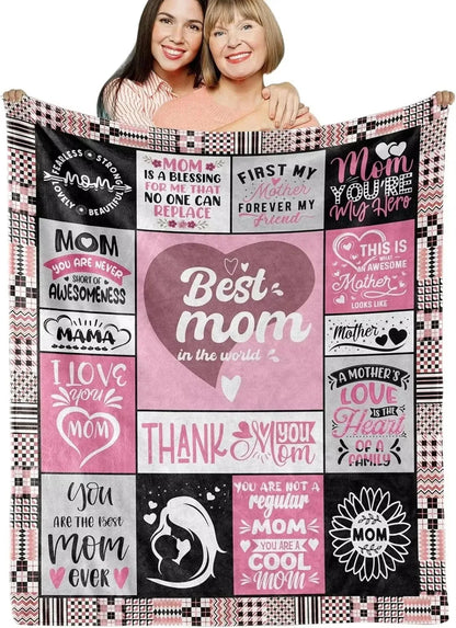 Printed Flannel Throw Blanket – 100% Polyester, Anti-Pill, Multi-Color