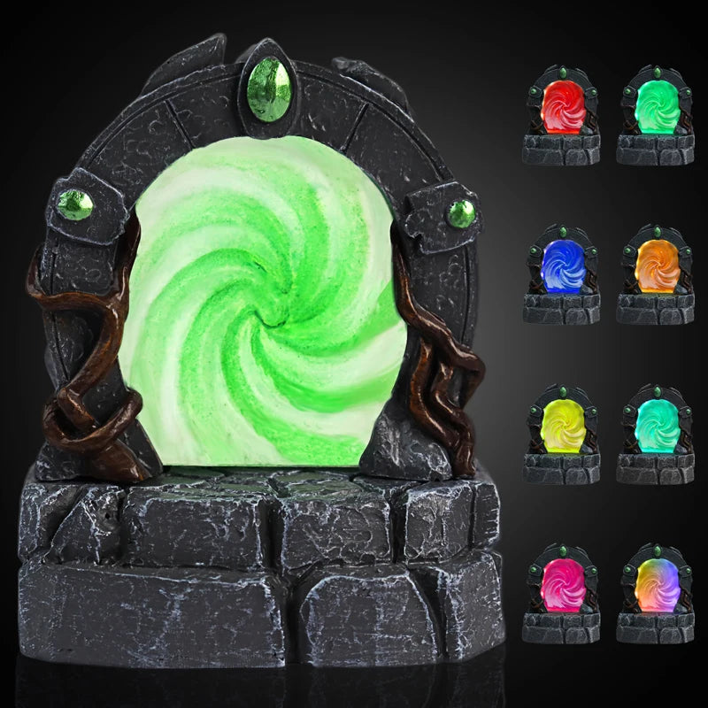 DND Glowing Portal Miniature - Color-Changing LED Terrain