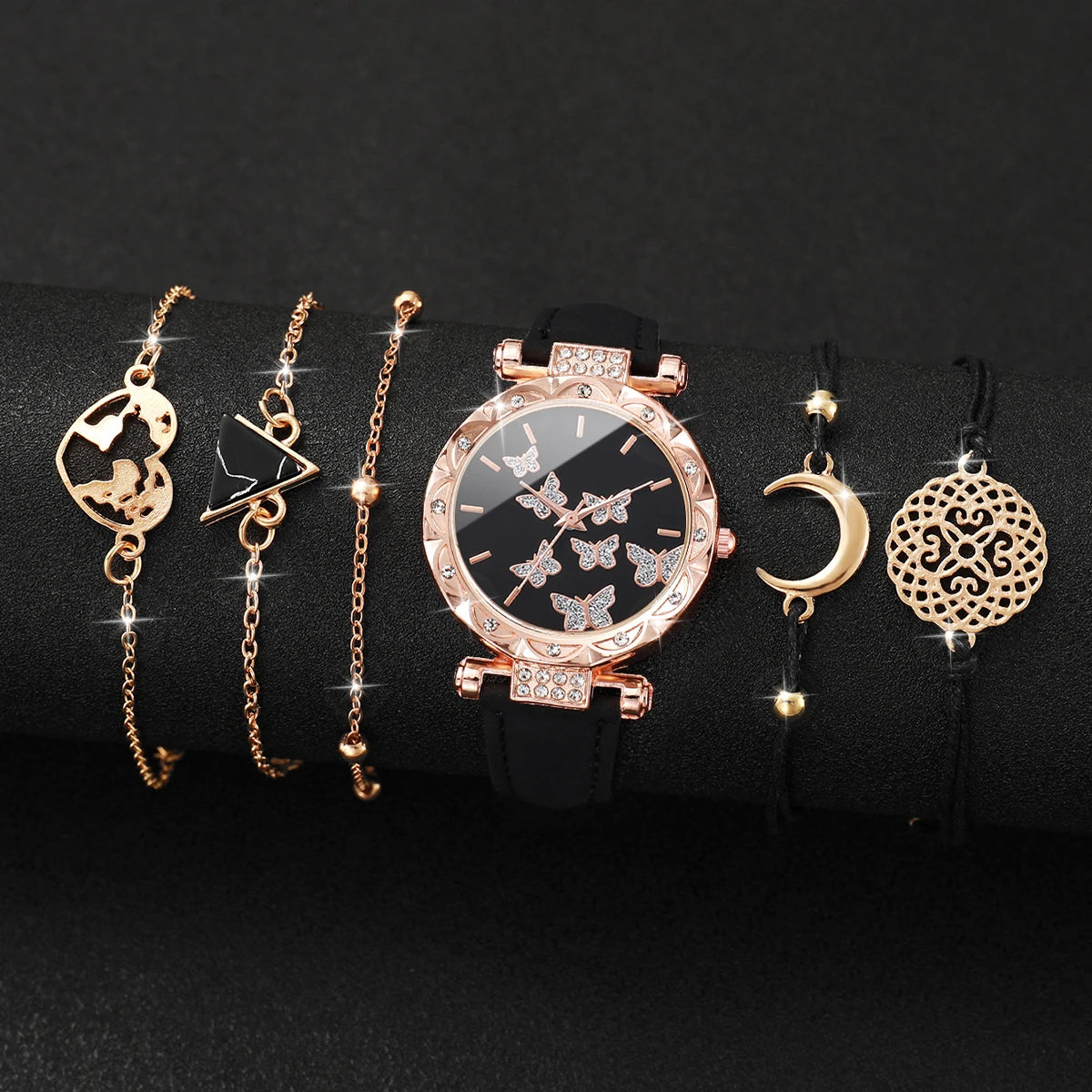 6-Piece Women’s Watch and Bracelet Set
