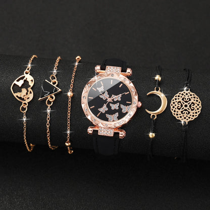 6-Piece Women’s Watch and Bracelet Set