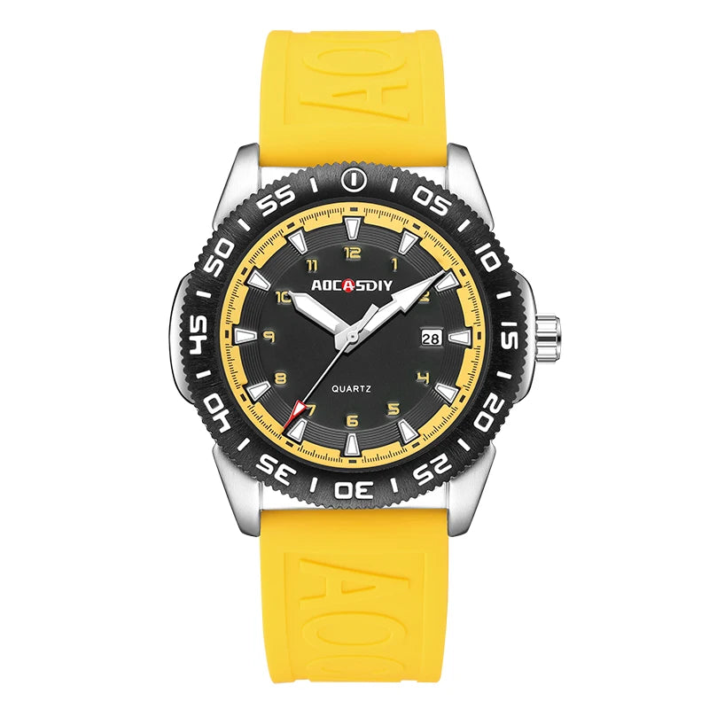 AOCASDIY Men’s Quartz Chronograph Sports Watch, Model A6023