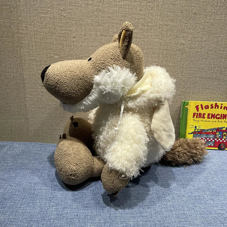 Wolf Plush Doll - Cute Woody Backpack Sleeping Toy